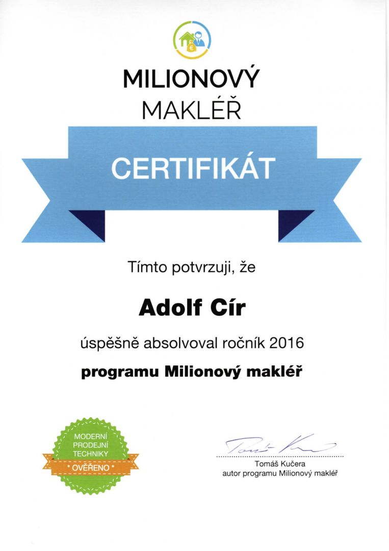 certifikat_milionovy_makler